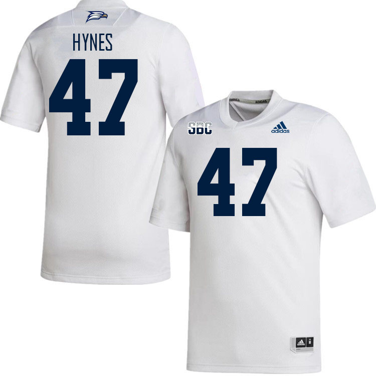 Men #47 Elijah Hynes Georgia Southern Eagles College Football Jerseys Stitched Sale-White